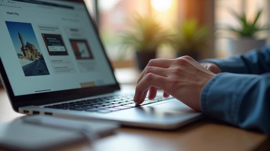 Utente che interagisce con pagina web, cursor che clicca su bottone, feedback visivo immediato, interfaccia reattiva